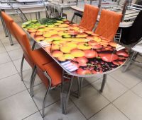 Стол обеденный раздвижной Овощи
