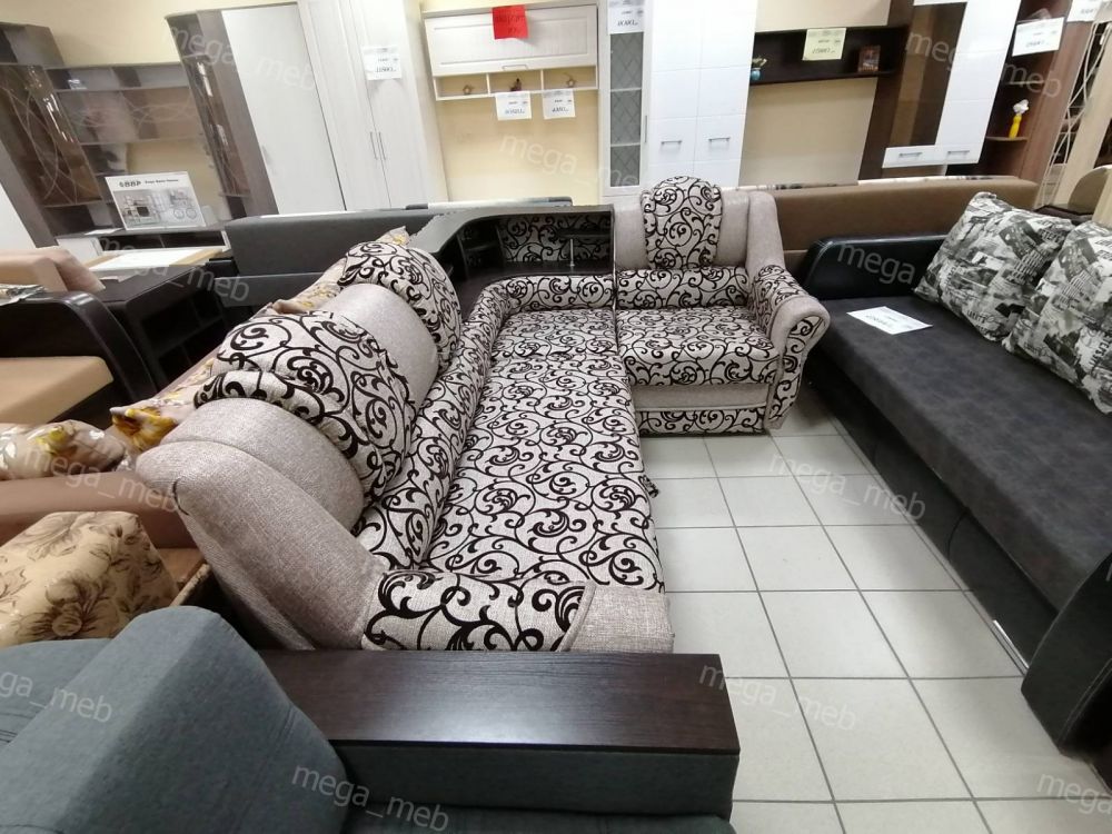 Угловой диван Барон с баром купить в Брянске по цене от 44190 рублей